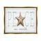 Stupell Industries Peace On Earth Starfish Sign Framed Floater Canvas Wall Art